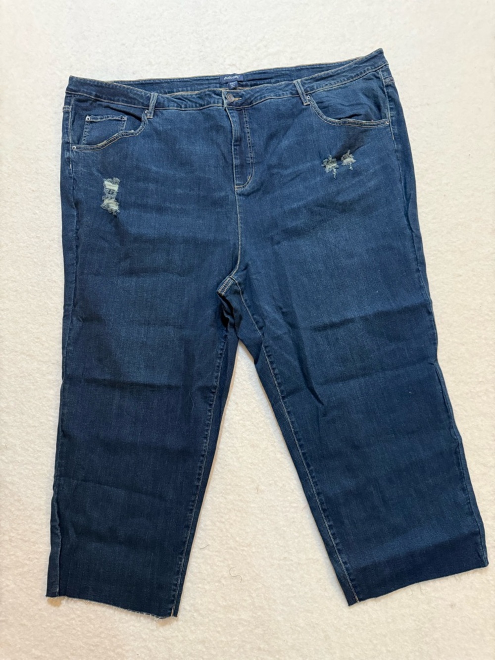 Studio Dark Blue Ankle Jeans